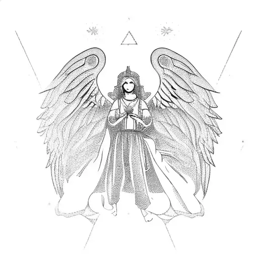 Golden Guardian Angel