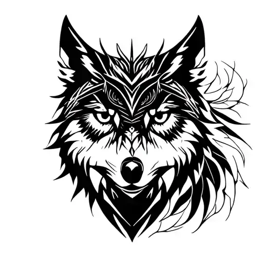 Wolf Half And Owl In The Wolf Upper