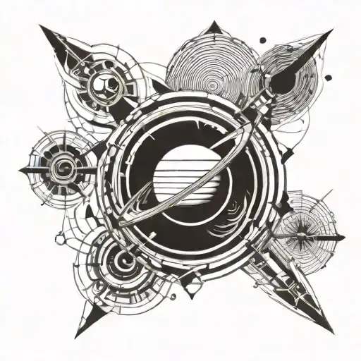 Abstract Saturn Design