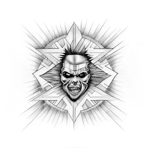 Metallica And Tool Band Logos Mixed