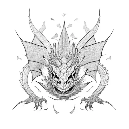 A Dragon Wearing A Theater Mask And Holding A Microphone