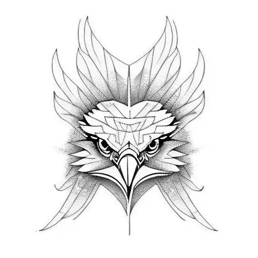 Eagle With Cherry Eye