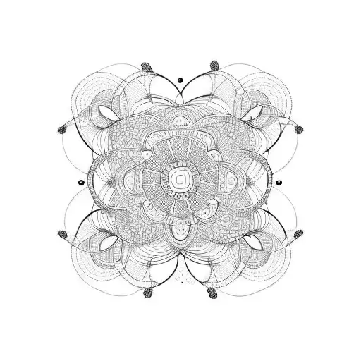 Bird Made From Circles