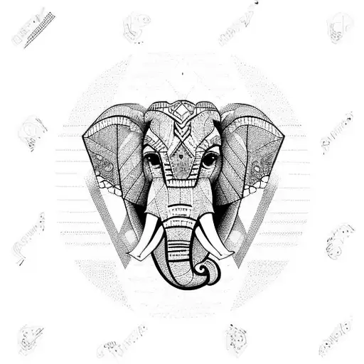 Elephant Geometric