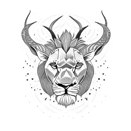 Springbok Head With Lion Head With Rhino Head With Sprinting Cheetah With Proteas