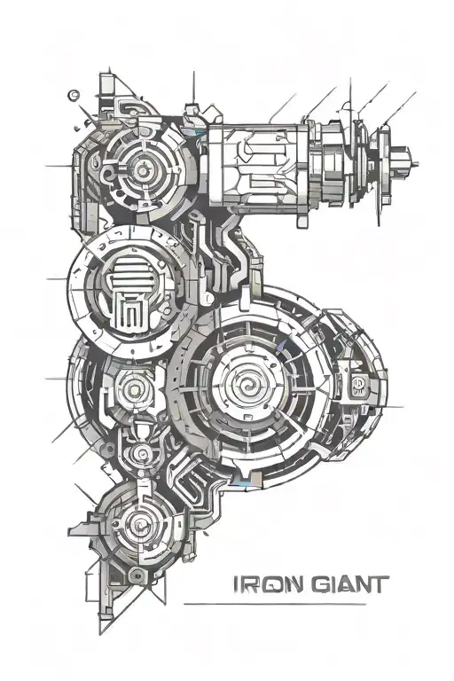 Iron Giant Screw With Space Surrounded