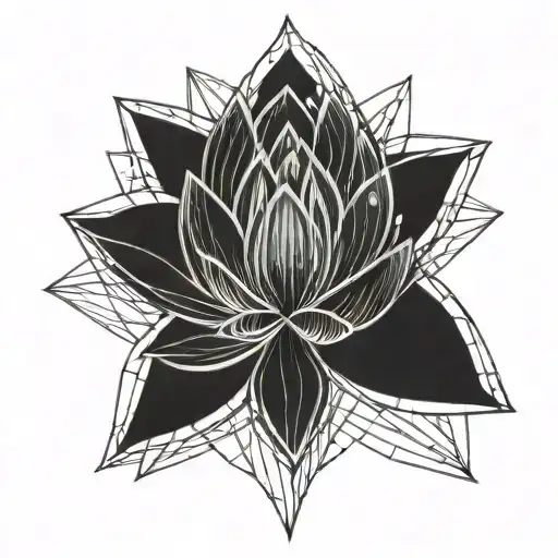 Cyberpunk Lotus Flower
