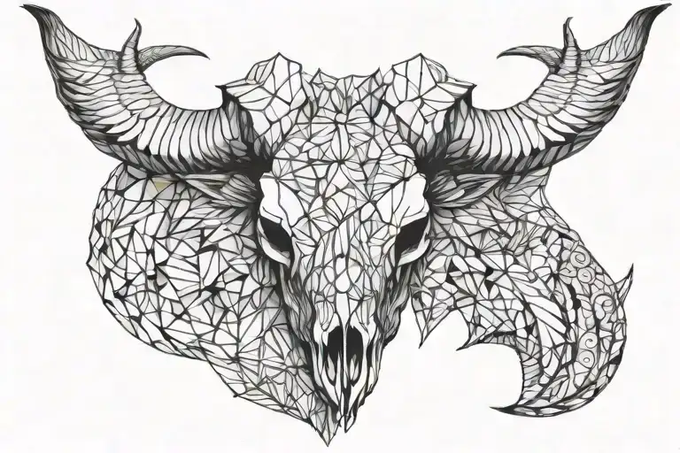 Ice Cold Ibex Skull Front