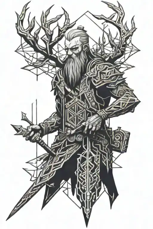 Leshy Witcher Cyberpunk Inspired