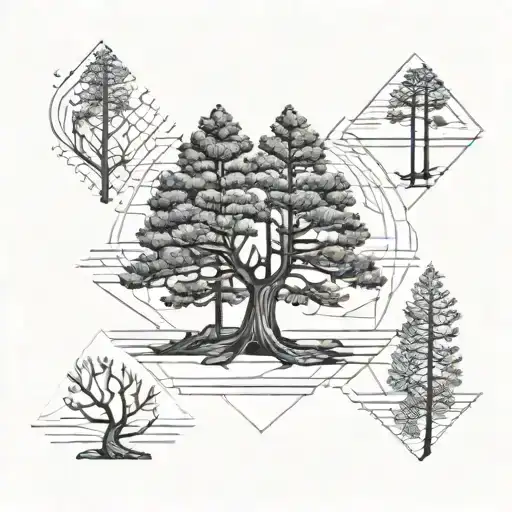 Ponderosa Pine Tree Realistic