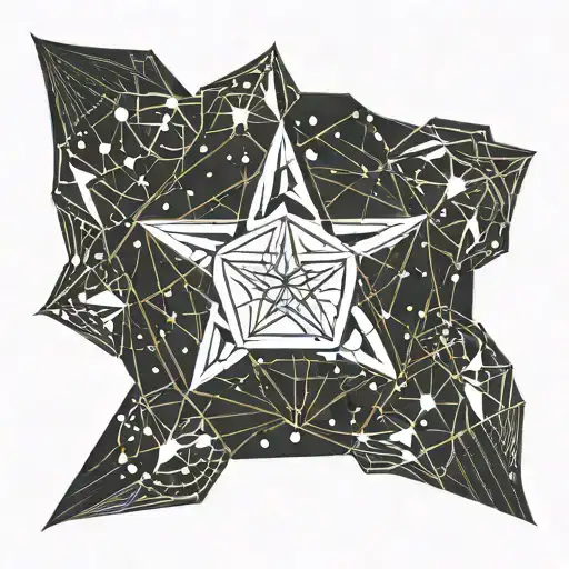 Virgo Constellation Intertwined Symbolizing Strength