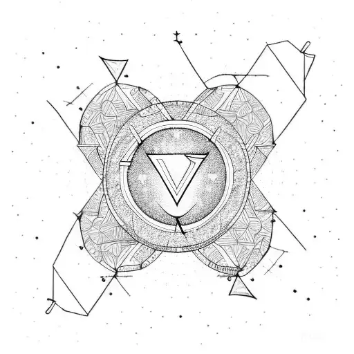 Virgo Constellation With Letter E