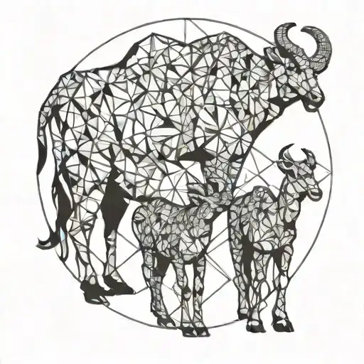 Chameau Dad And Mom And Son