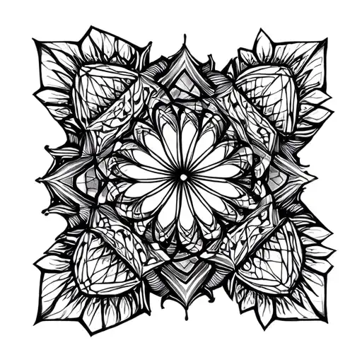 Black And White Fractal