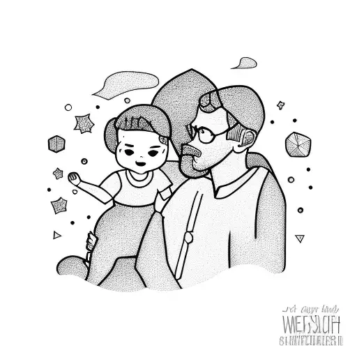 Father Lifting Daughter