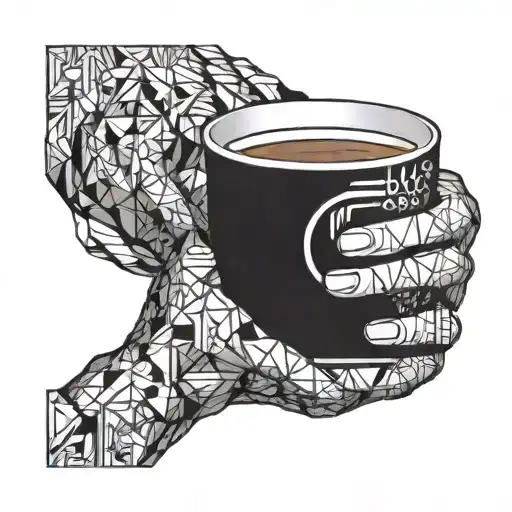 Hand Holding Coffee Cup