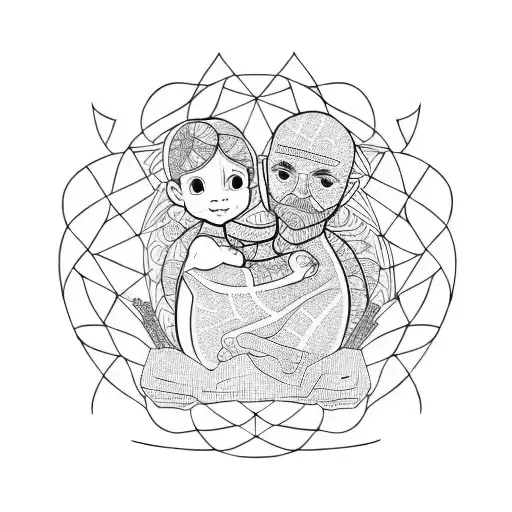 Father Newborn Daughter