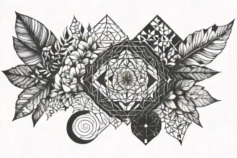 Nature Inspired Sleeve Black