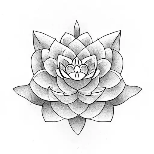 Witch Knot And Lotus Flower