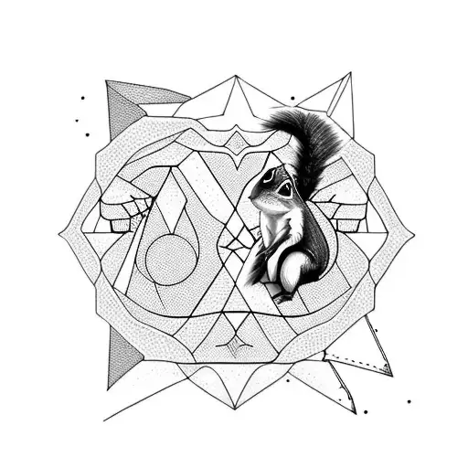 Squirrel In An Hourglass