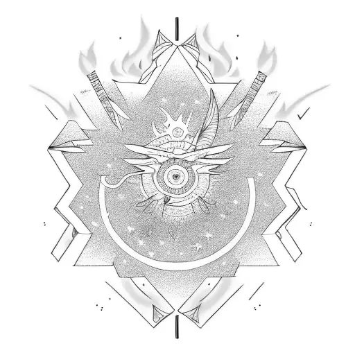 Virgo With Flame Dgiii