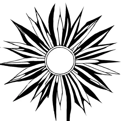 Full Back Geometric With Circle On The Center