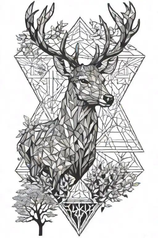 Deer Geometric Tree