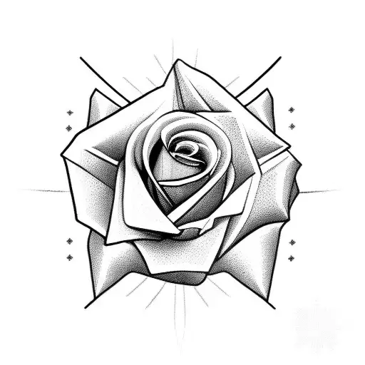 Roses Triangles Virgin Mary