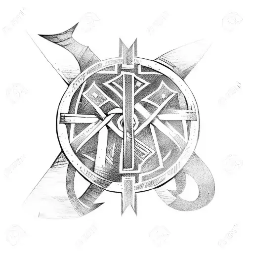 Runes Vikings With Animal Look