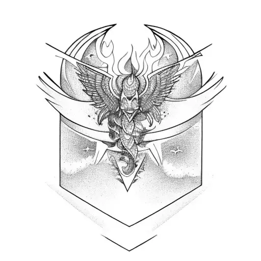 Fire Water Earth And Wind With Shading