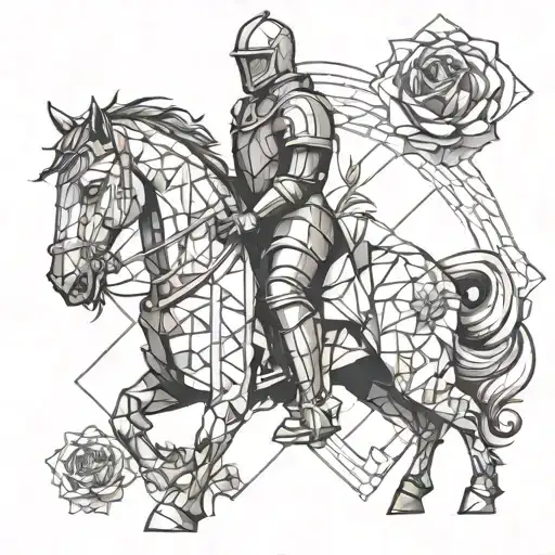 Knight And Roses