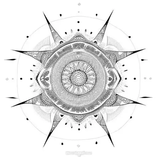 Mandala With Shades To Cover Up A