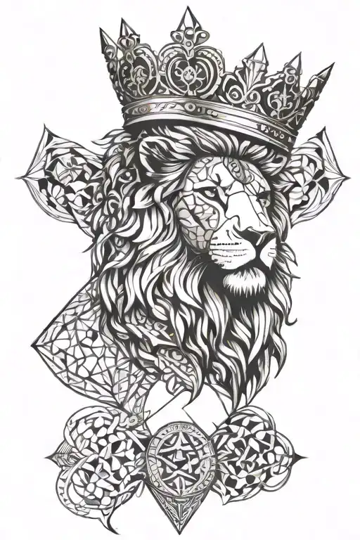 Leo Zodiac Sign And King's Crown
