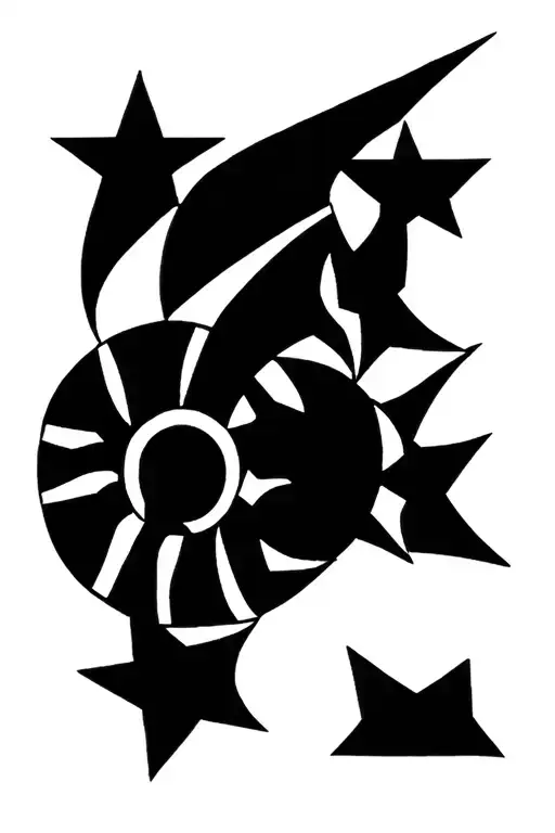 Sun And Stars Forming