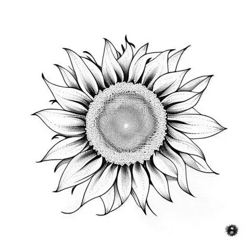 Sunflower And Wheat Crossed Like X