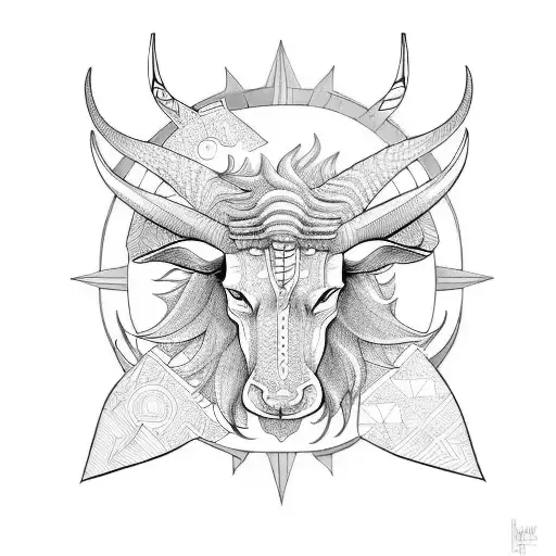 Sun And Horns Hunter