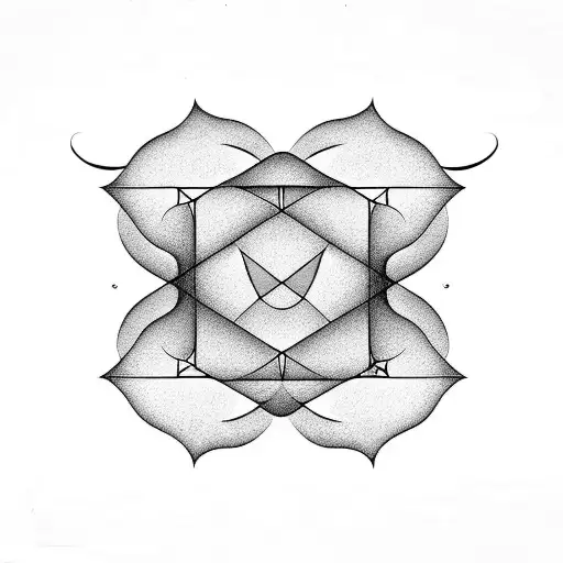 Cloud Turning Into Geometric Pattern On Throat