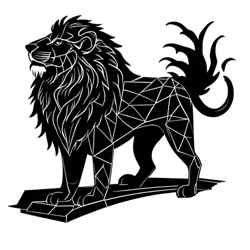 Patronus Lion Standing Side