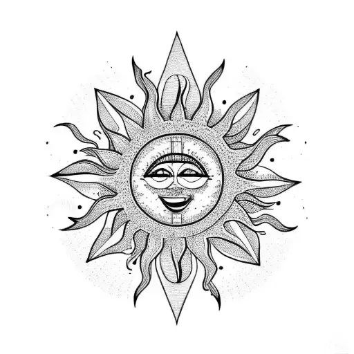 Minimalistic Boho Sun