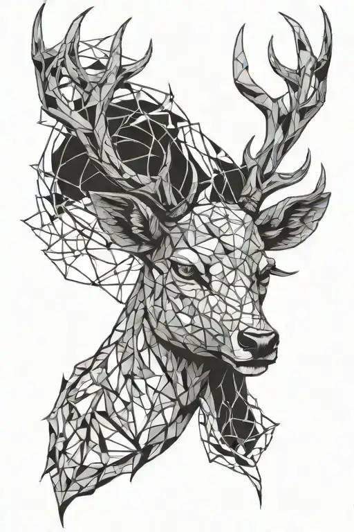 Deer Head And Dragon