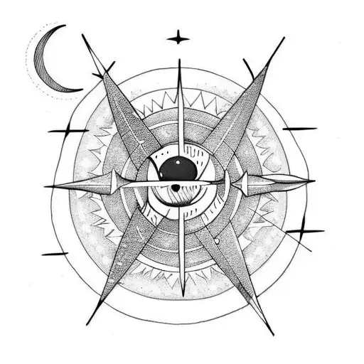 Arrow Piercing The Moon