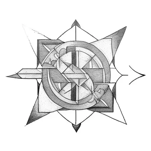 Arrow With Landscape