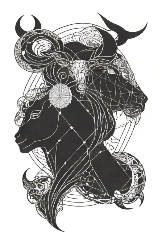 Taurus And Moon Goddess