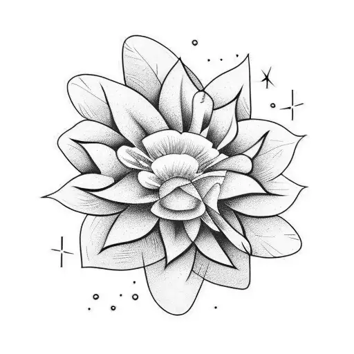 Chefs Hat Tattoo With Different Flowers