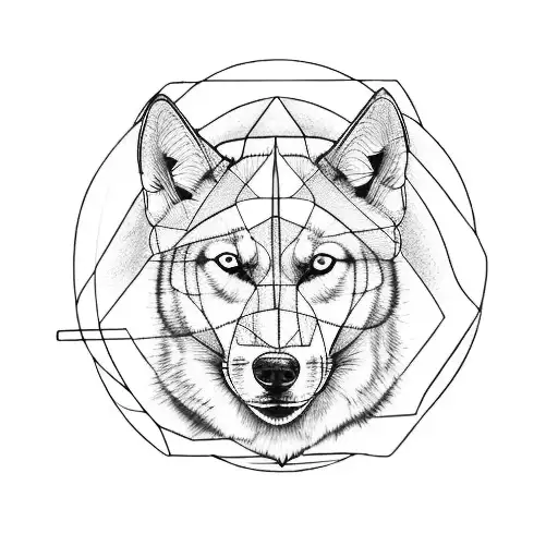 Outline Husky