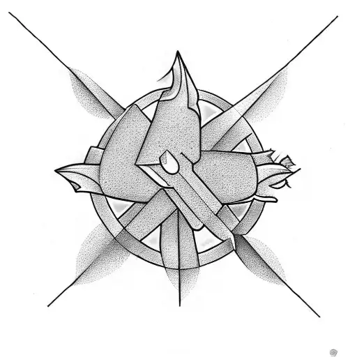 Fire Cross Dove Football