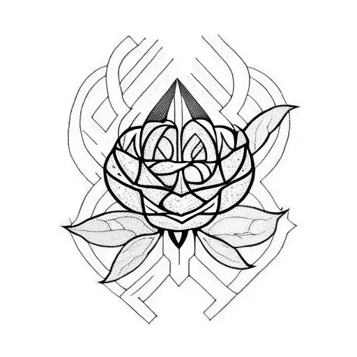 Heart That A Plant Is Coming Out Of It