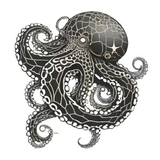 Half Sleve Tattoo Of John Frusciantre Octopus