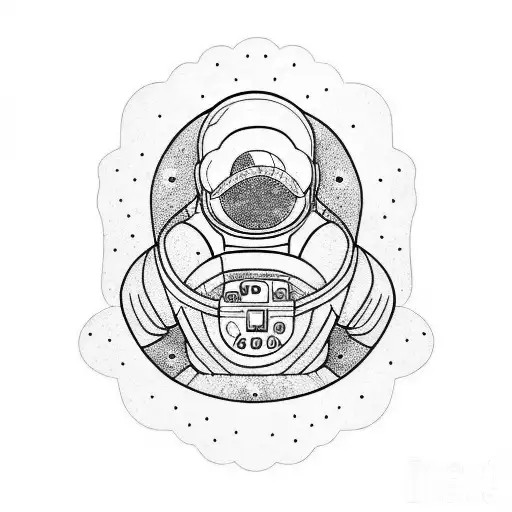 Astronaut Tattoo