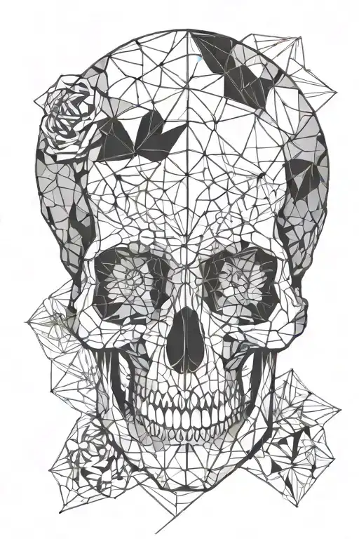 Skull Fine Line Style
